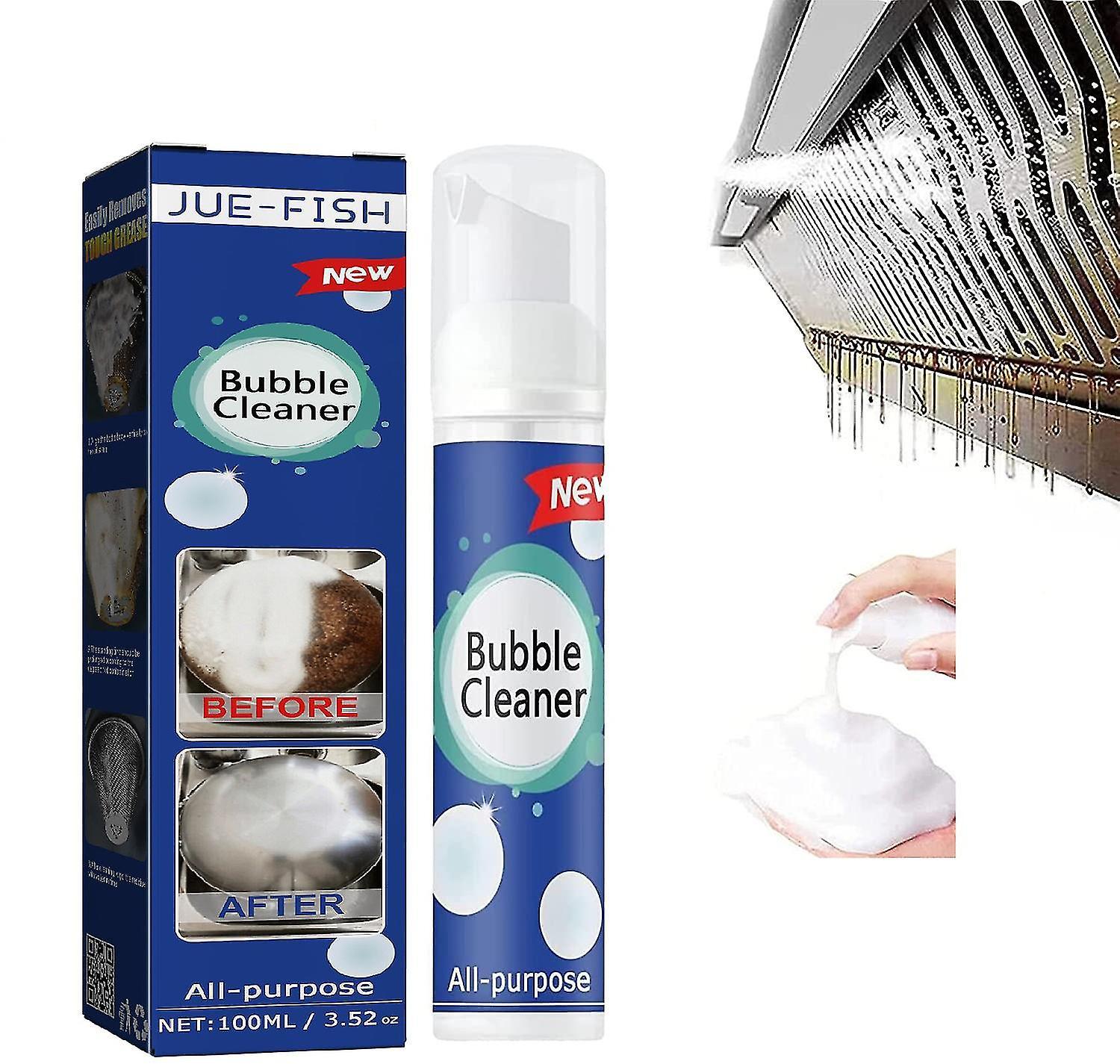 Tianzun Bubble Cleaner, All-purpose Bubble Cleaner Foam, Foaming Heavy Oil Stain Cleaner, Kitchen Form Bubble Cleaner 1 Box