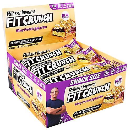 Fit Crunch Bars Fit Crunch Bar, Peanut Butter & Jelly 9 Bars (Pack of 1)