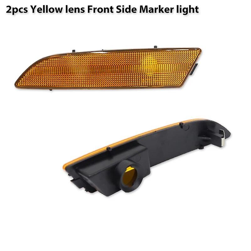 Eccpp iJDM Front  Rear Bumper Side Marker Lamps Housings For Chrysler Crossfire Coupe/Convertible Turn Signal Light,Parking Light 2PC Front Yellow ...