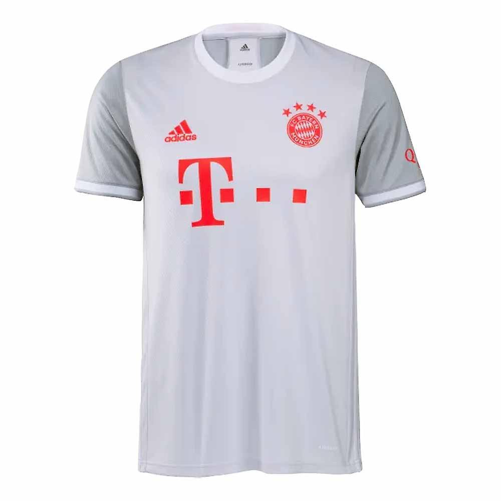 2020-2021 Bayern Munich Adidas Away Football Shirt Grey XL 44-46 inch Chest