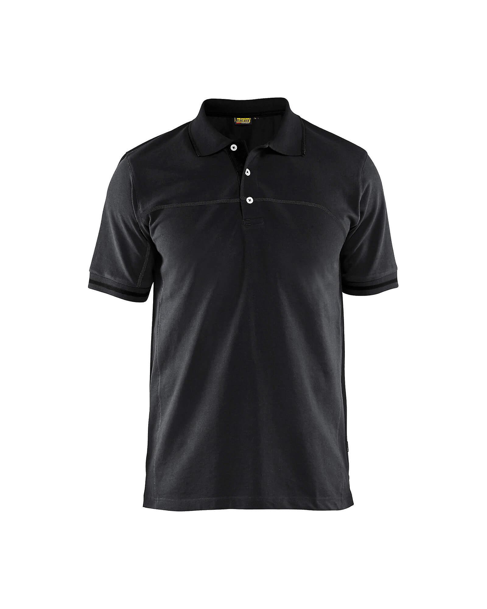 Blaklader 3389 work polo shirt - mens (33891050) Black/dark grey L