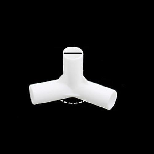 Slowmoose Pvc Straight Elbow Cross Connector -joint Tee Pipe White-2