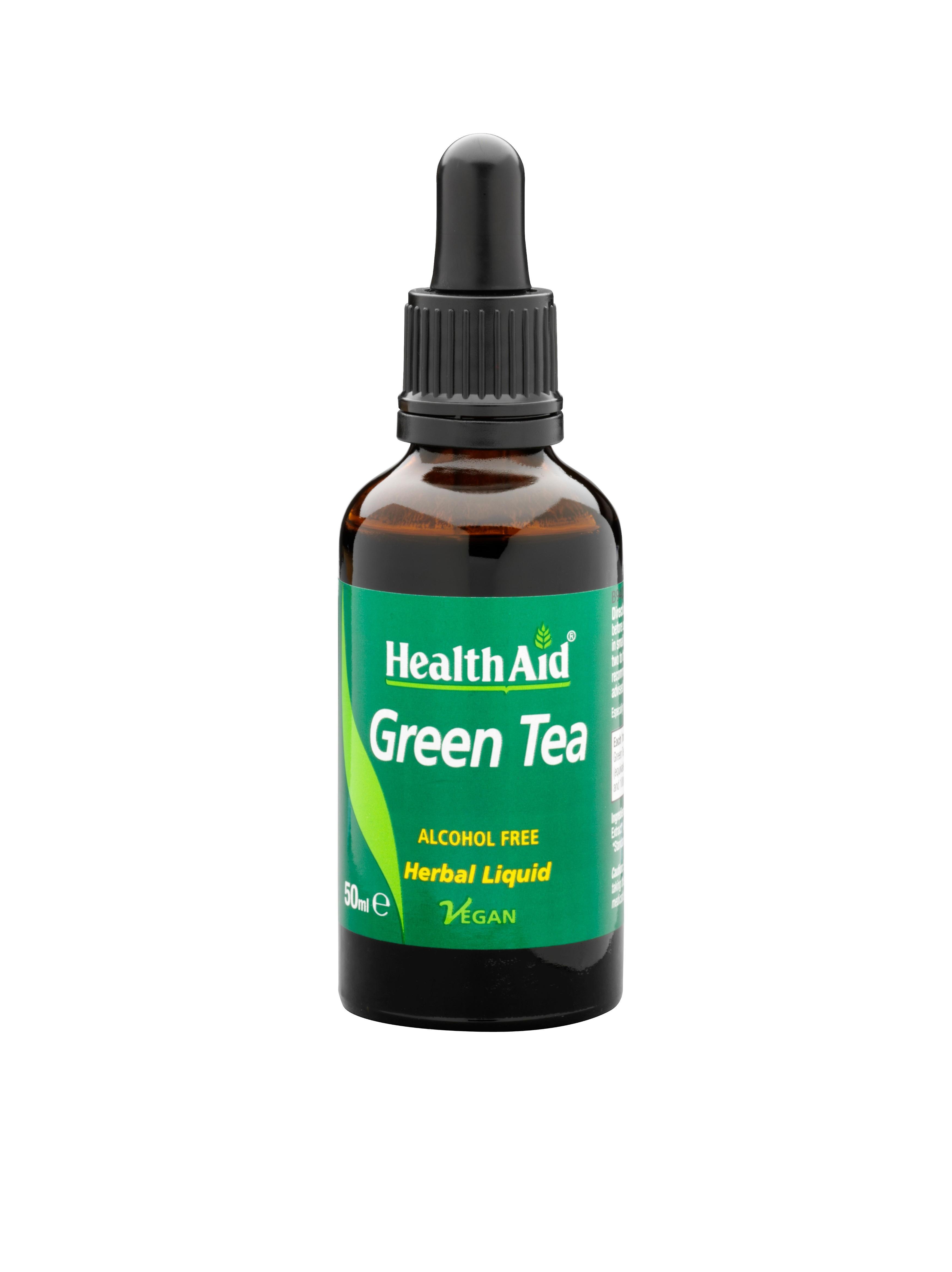 Health Aid Green Tea (Camellia sinensis) Liquid, 50ml