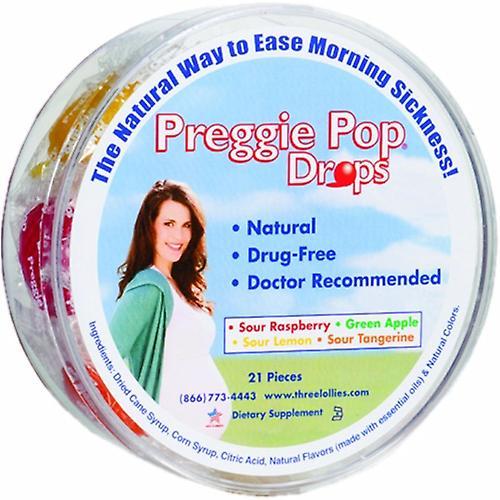 Three Lollies Preggie Pop Drops Container, 21 CT (Pack Of 1)