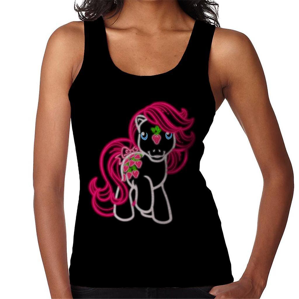 My Little Pony Neon Strawberry Women's Vest Black XX-Large