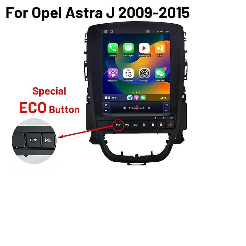 JIULUNET Car Radio with ECO Airbag for Opel Astra J Vauxhall Buick Verano 2009-2015 Multimedia Video Carplay