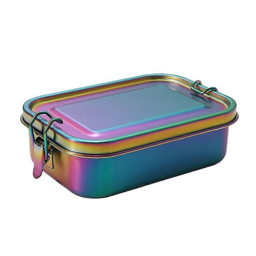 Unbrandded Stainless Steel Lunch Box Leak-Proof Metal Lunch Box (Rainbow) - SNNGV