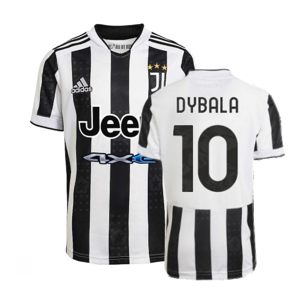 Adidas 2021-2022 Juventus Home Shirt (DYBALA 10) White Large 42-44 inch Chest