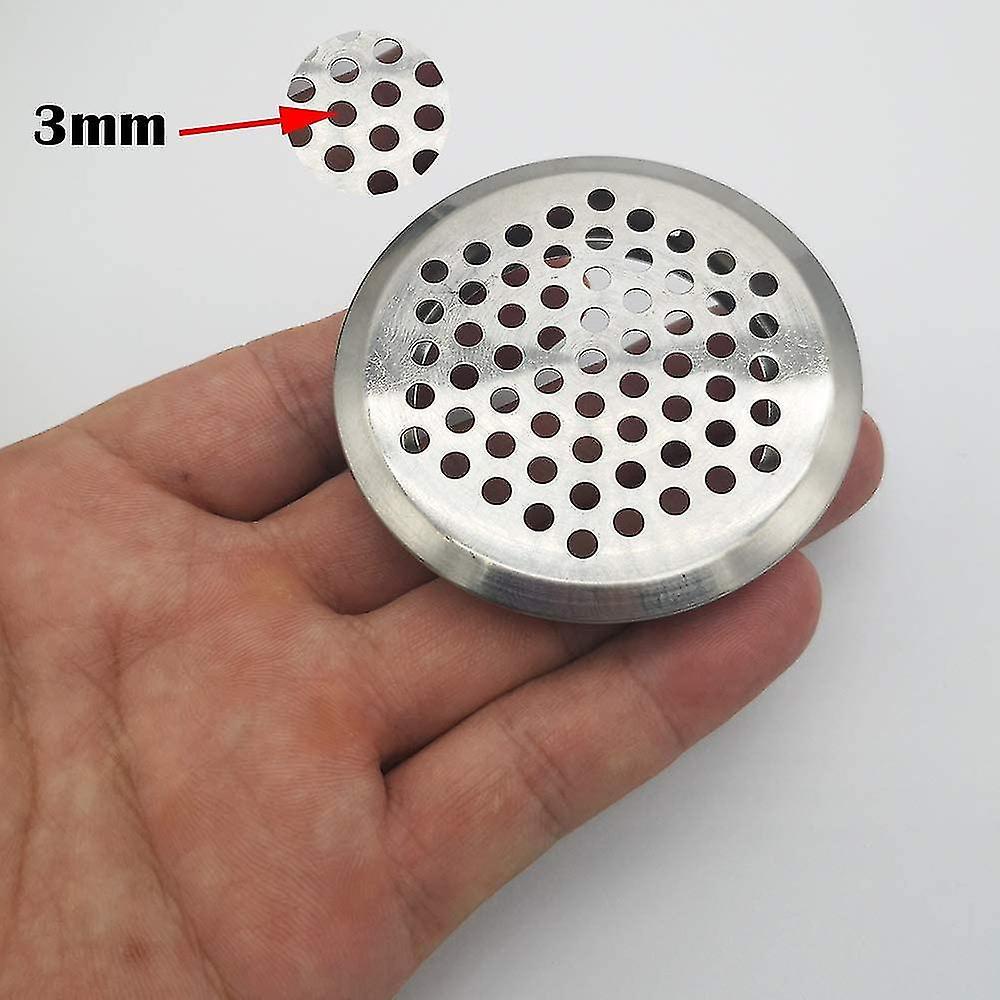 Jubee 12 Piece 53mm Stainless Steel Ventilated Mesh Round Mesh Breathable|kitchen Furniture Stainless Steel Vents|cupboards