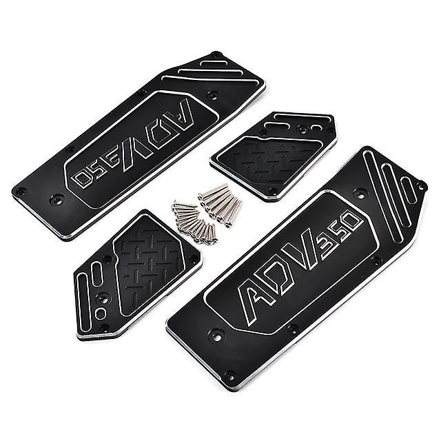 For Honda Adv350 Adv 350 Motorcycle Accessories Footrest Foot Pads Pedal Plate Pedal Pad New 20202023 2021 2022 Black