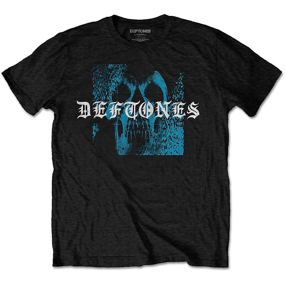 Bitcruncher Deftones Static Skull Official Tee T-Shirt Mens Black L