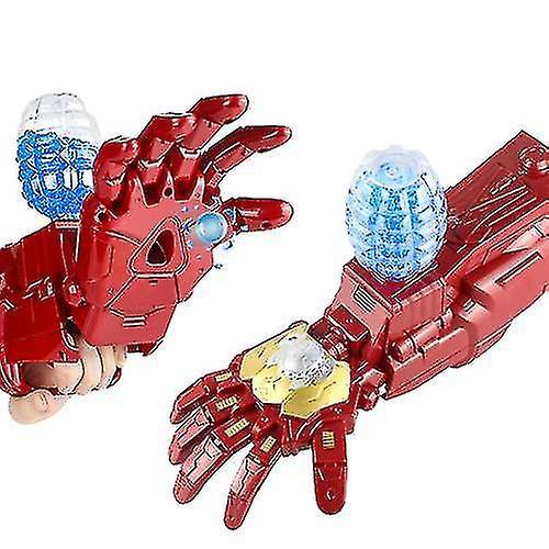 Lequeen Electric Iron Man Arm Launcher Blaster Splatter Arm Gun Toys Standard Edition