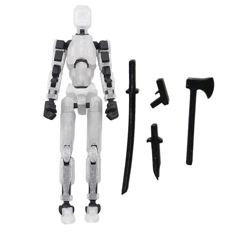 Biplut Multi-Jointed Movable Robot 3D Printed Mannequin Widely Used Simple Installation DIY Robot Action Fi Clear