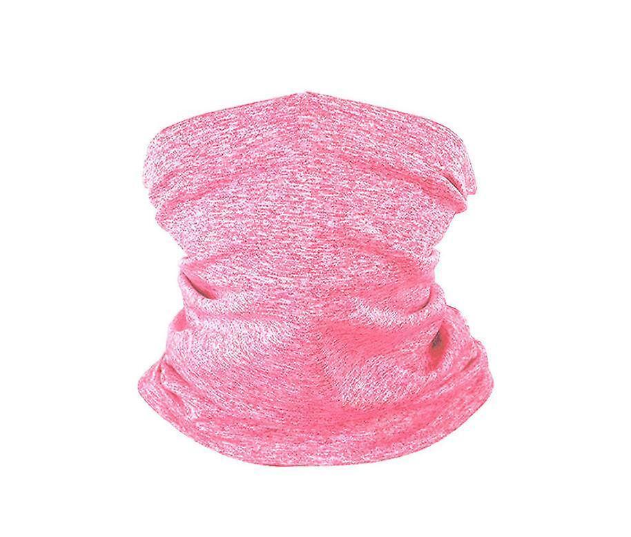 Global Items Multifunctional Bandana with Filter Pocket Pink/Pink One-size