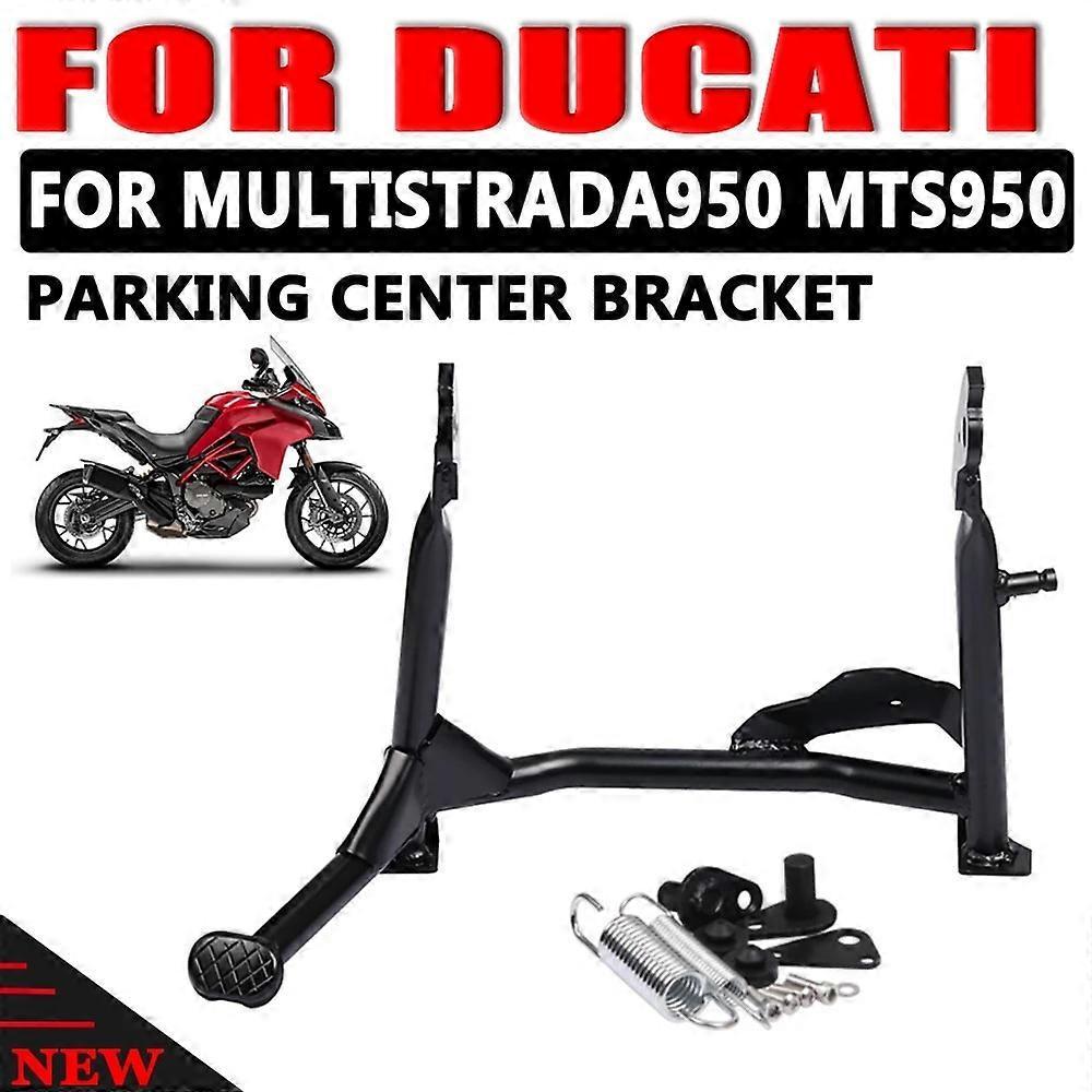 Arysiedder Soporte Central de estacionamiento para motocicleta DUCATI Multistrada 950 MTS950 MTS 950 Negro