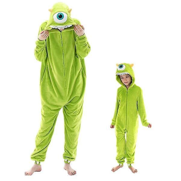 Cosusket Halloween Christmas Sleepwear Jumpsuit Onesies Plush Cosplay Pajamas Mike1 L