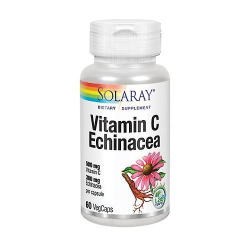 Solaray Vitamin C With Echinacea, 60 Caps (Pack of 1)