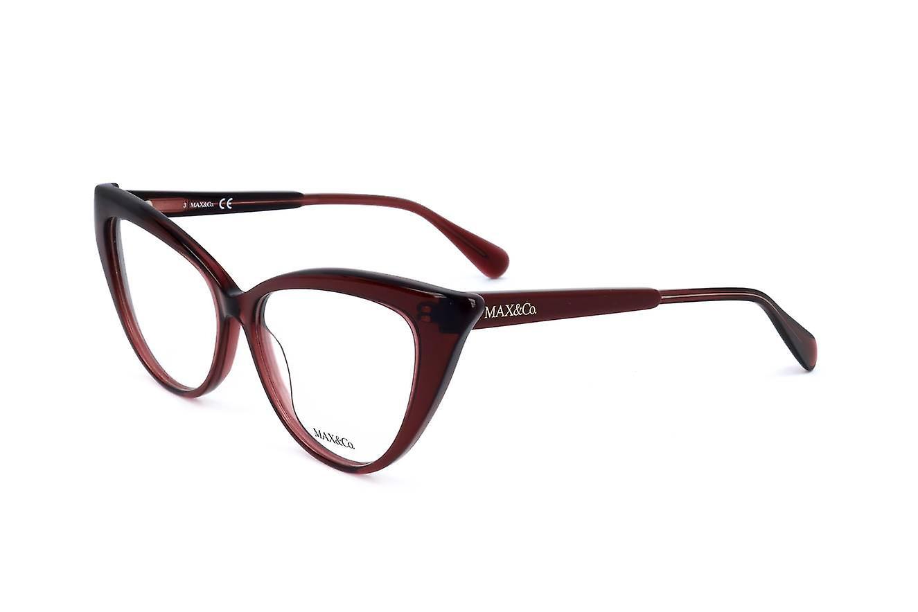 Max & Co Eyewear Frames Max&Co. MO5046 071 BORDEAUX 56/15/ WOMAN Red 56 mm