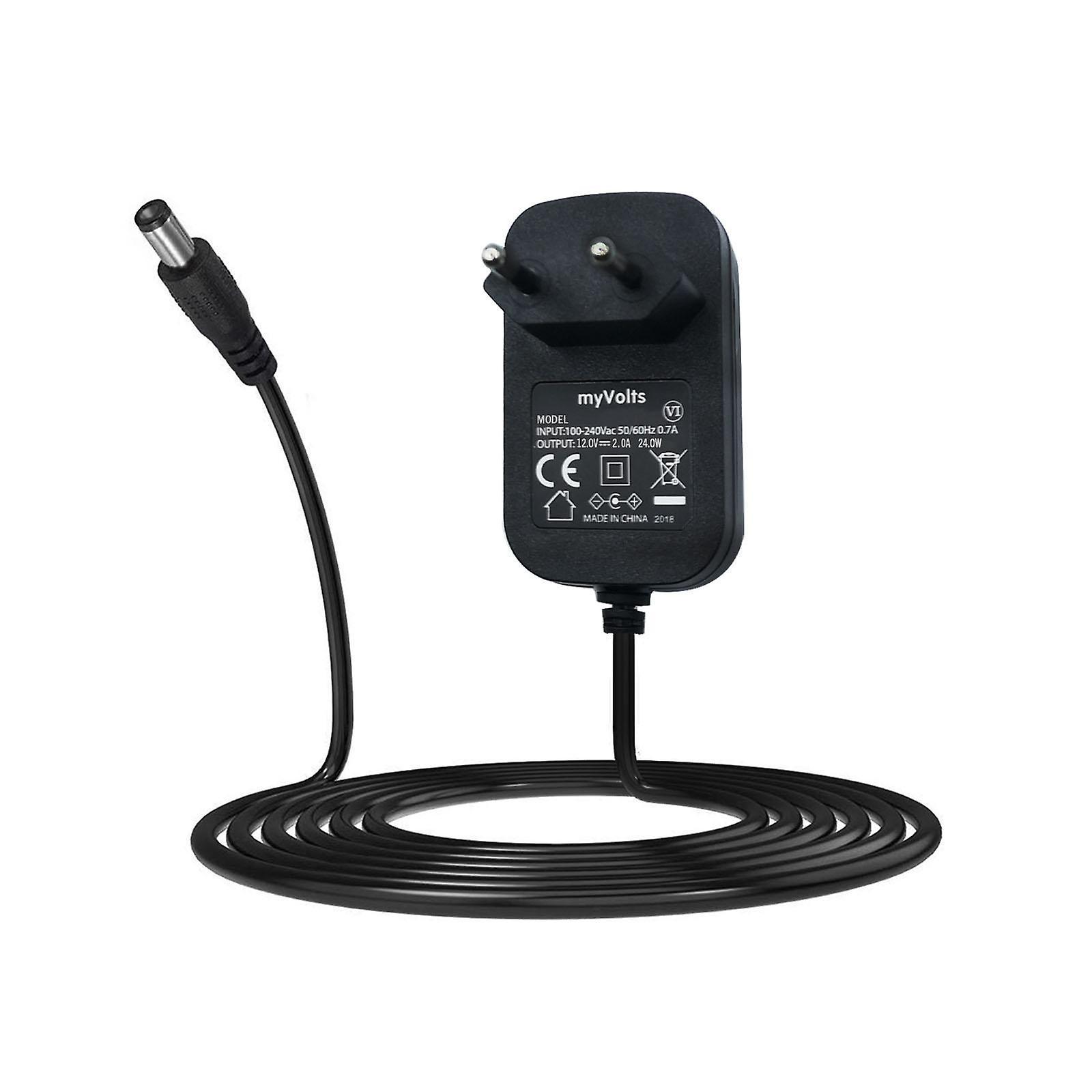 12V myVolts Replacement Power Supply Compatible With Logitech Meetup Video Conferencing System