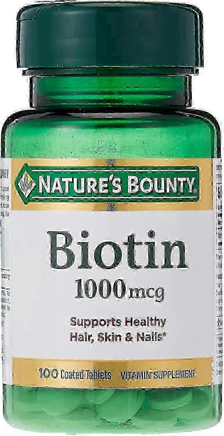 Natures Bounty Nature's Bounty Biotin, 1000 Mcg, Tablets, 100 Ea