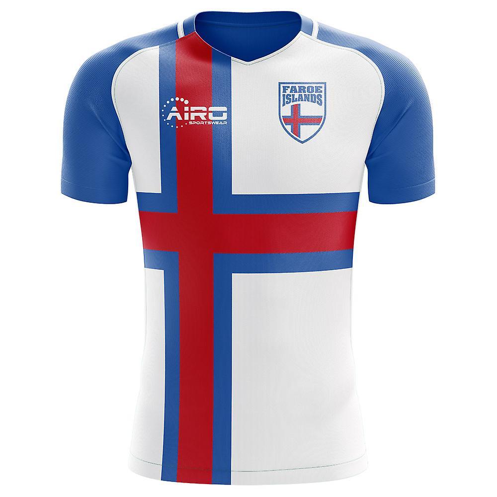 Airo Sportswear 2023-2024 Faroe Islands Home Concept Football Shirt - Adult Long Sleeve White Medium 38-40 inch Chest (96-104cm)