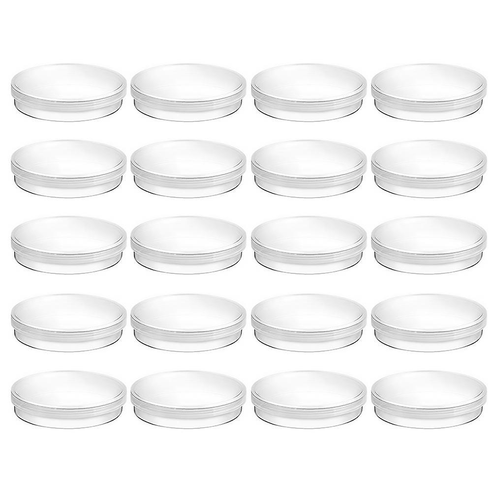 Tinksky 30 Pcs Sterile Plastic Petri Dishes Laboratory Petri Dish Science Art Petri Dish Transparent Petri Dishes 9X9CM