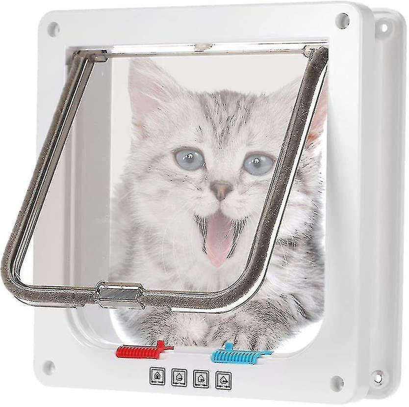 Baron Microchip Cat Door Cat Door Microchip Cat Door Brown Pet Door With Screws Kits For Cat And Small Dog White,medium