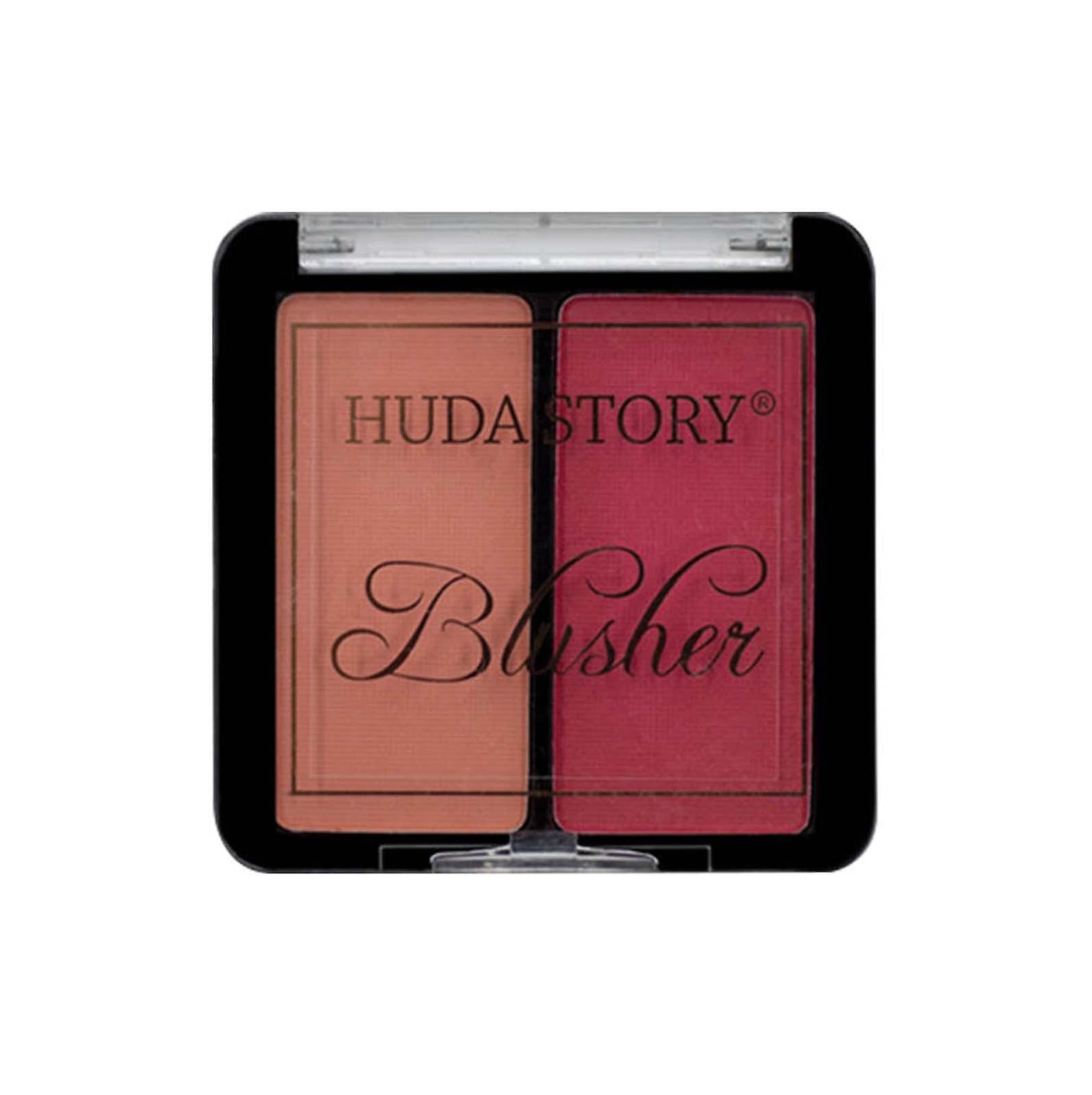 Hefansi Matte Highgloss Blush Rougeborder Nude Makeup Repair Powder The Complexion Blush 2