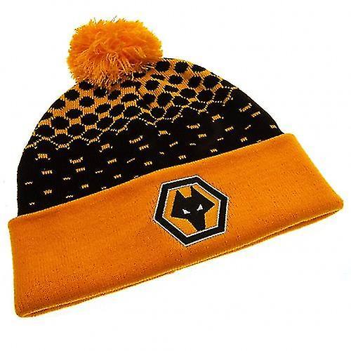 Wolverhampton Wanderers FC Fade Beanie Black/Yellow One Size