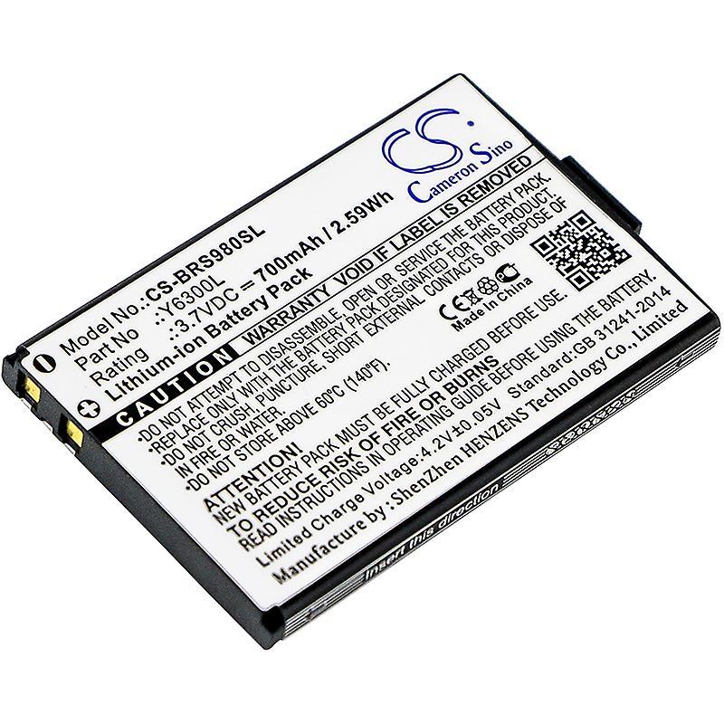 Centenex Electronics Battery for Blinc Y6300L G2 ONEAL RF710 730 RS-980 RT-712 RX-960 TORC V200 VCAN