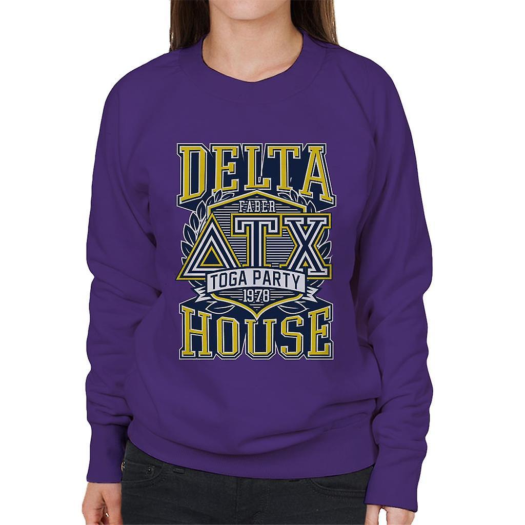 Animal House DTX 1978 Toga Party Women's Sweatshirt Purple Small