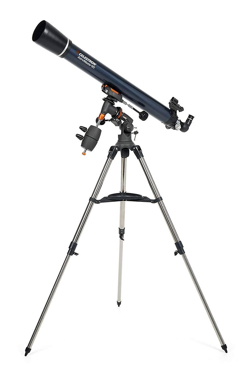 Mickcara Celestron Astromaster 90eq 90mm Refractor Professional Astronomical Telescope With Cg-3 Equatorial Mount And Tripod