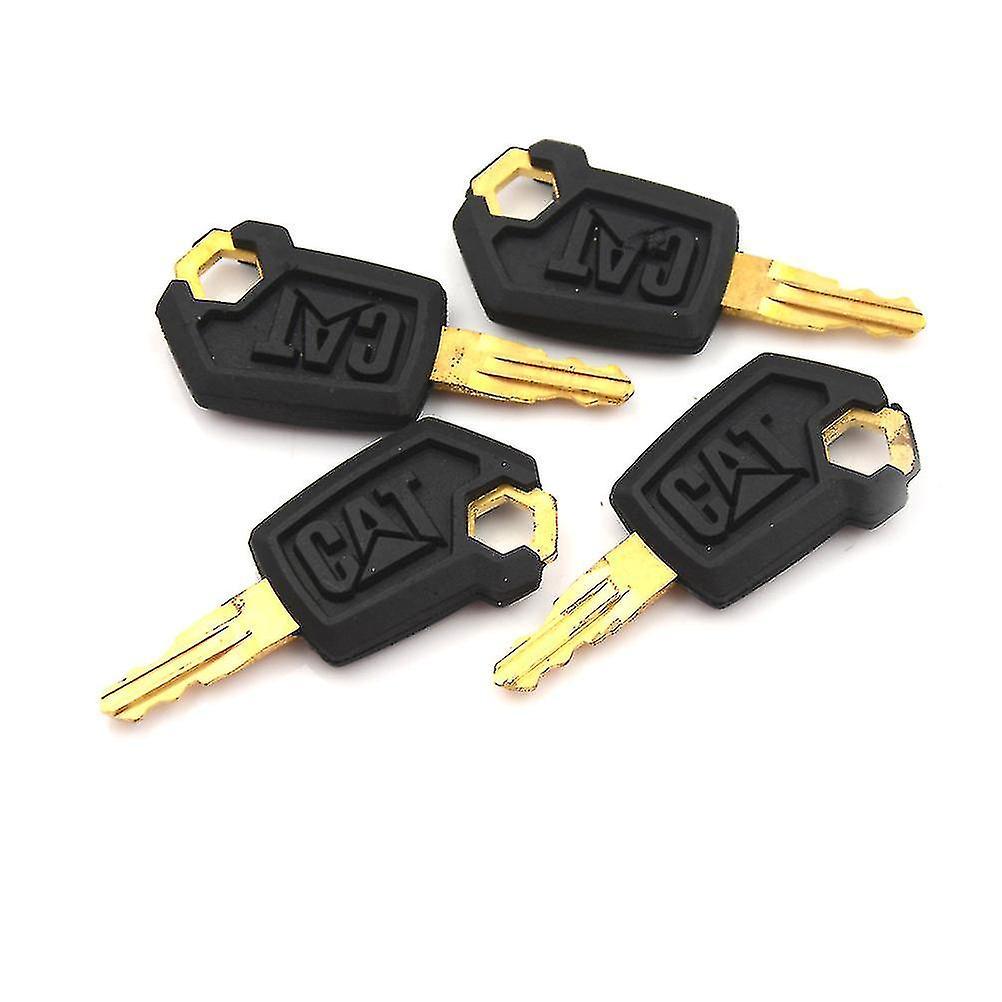 New 4pcs Heavy Equipment Ignition Loader Dozer Key For Caterpillar 5p8500 Cat Xixi