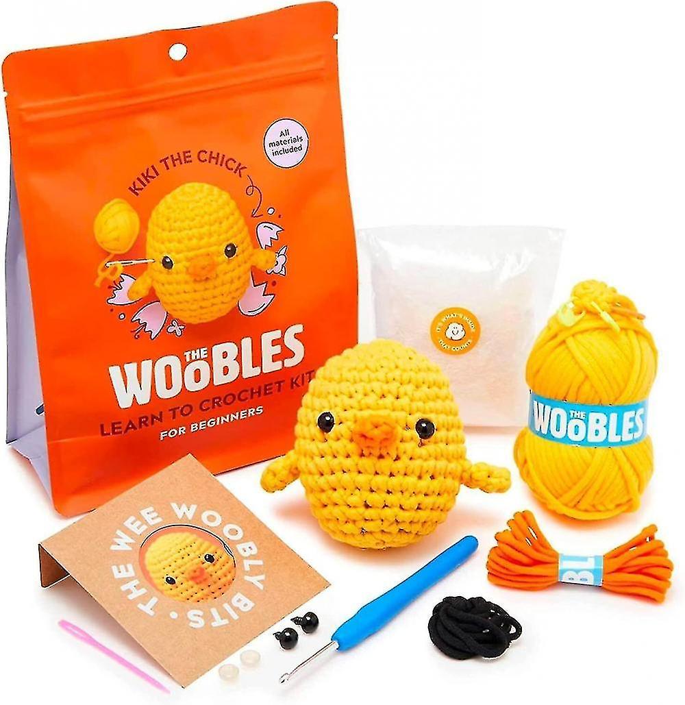 Gift Of G New Crochet Kit For Beginners Diy Crochet Stuffed Animal Kit Beginner Crochet Kit fast chick