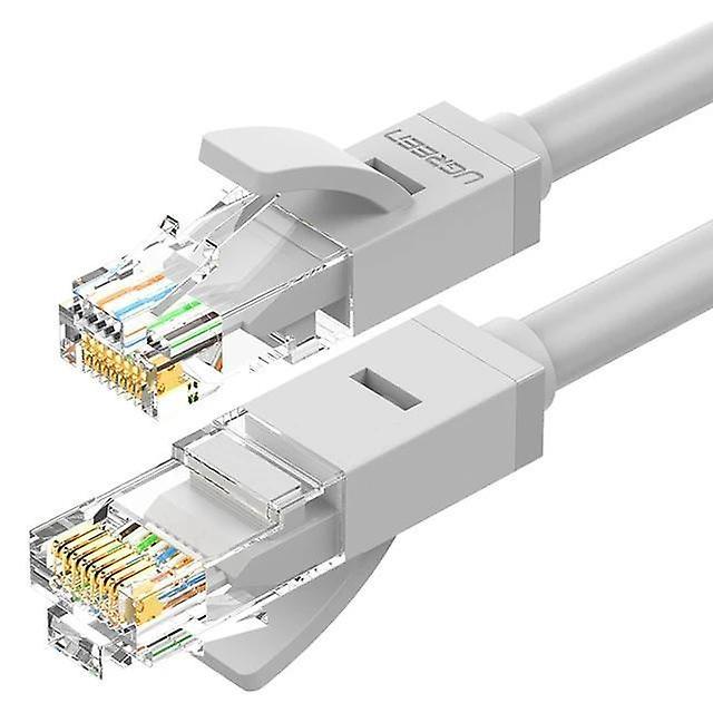 Slowmoose Network Ethernet Cable Cat6 Lan Cable Utp Cat 6 Rj 45 Cable Patch Cord 8m / Round Cable - Gray