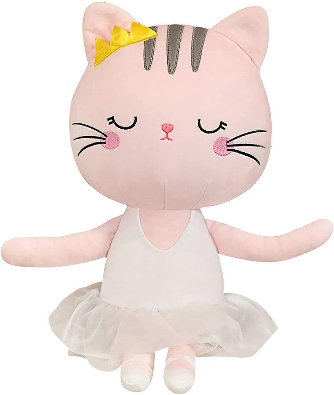 Tinor Ballerina Dolls Plush Cat Stuffed Animals Toys Ballet Dance Recital Gifts for Girls 13.5 Inches