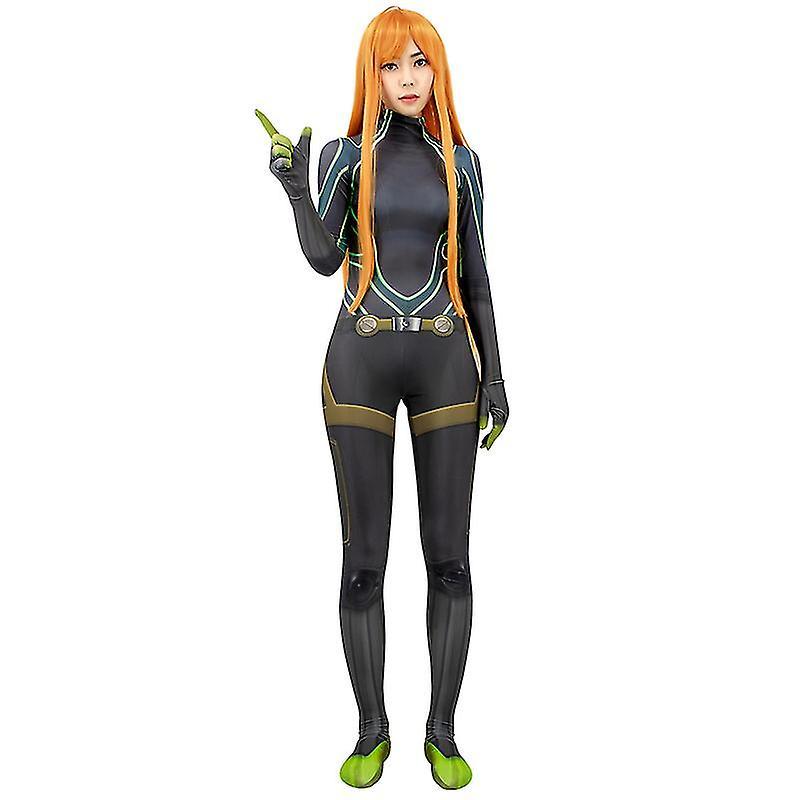 Jnnjv Anime Game Persona 5 Futaba Sakura Bodysuit Cosplay Costume Uniform Suit Women Halloween Carnival Party Costume L