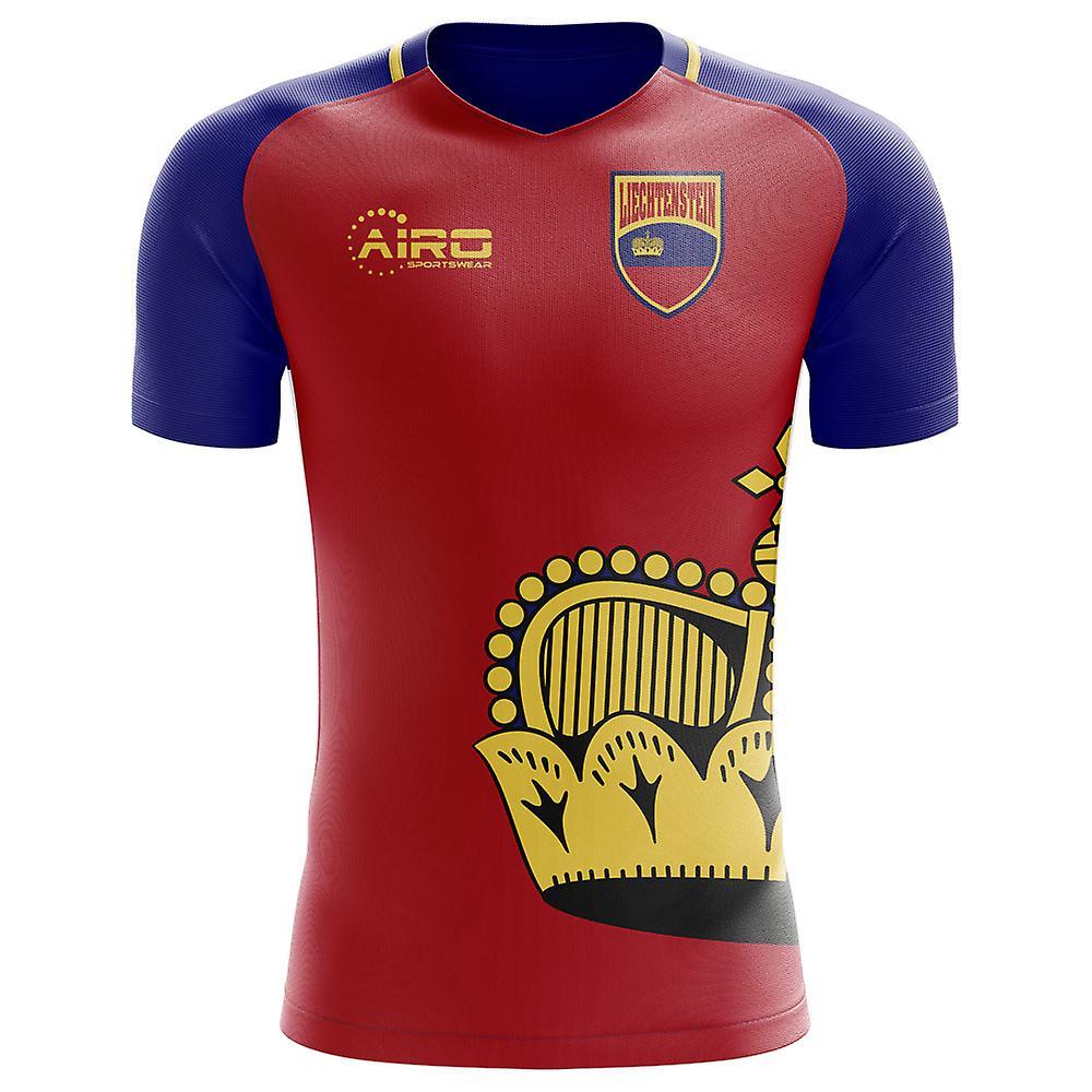 Airo Sportswear 2024-2025 Liechtenstein Home Concept Football Shirt Red 5XL