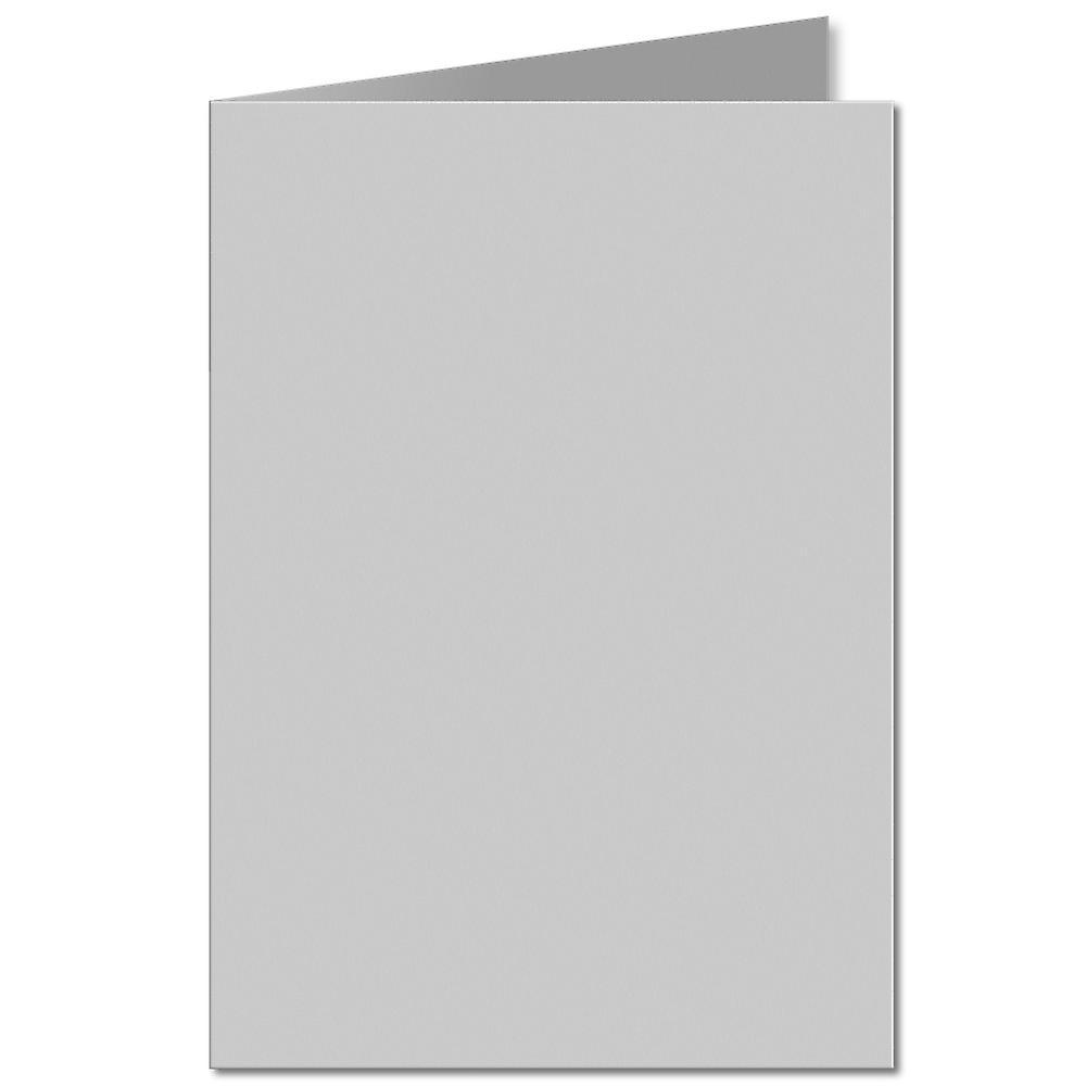 ColorSono Silver Grey. 148mm x 210mm. A6 (Long Edge). 235gsm Folded Card Blank. 25