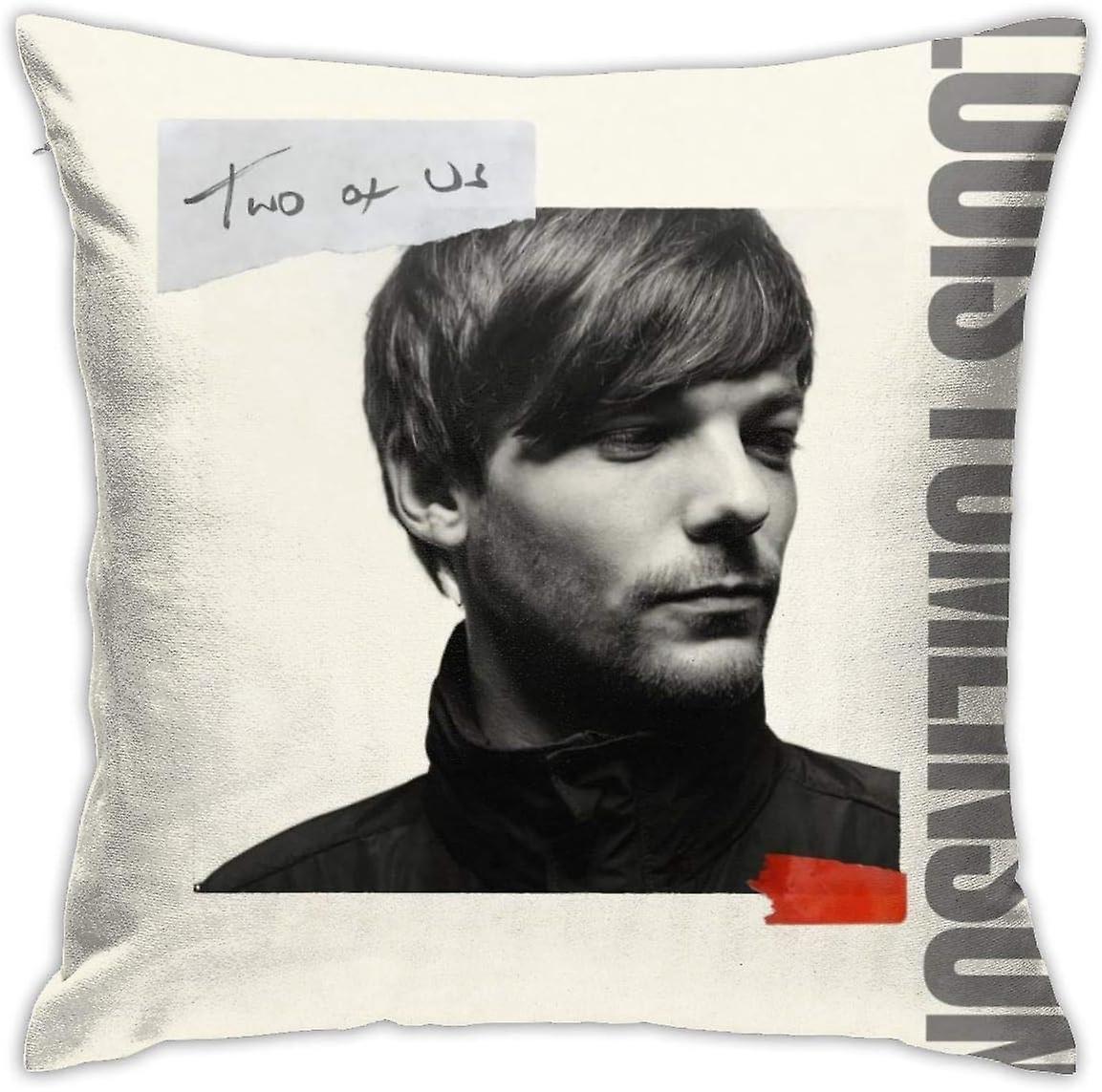 Kerota Louis Tomlinson Fashion Pillowcase Soft Cushion Covers Comfy Pillow Case Sofa Bed Car Home Decorative Square Throw Pillow Covers 18 inch One...