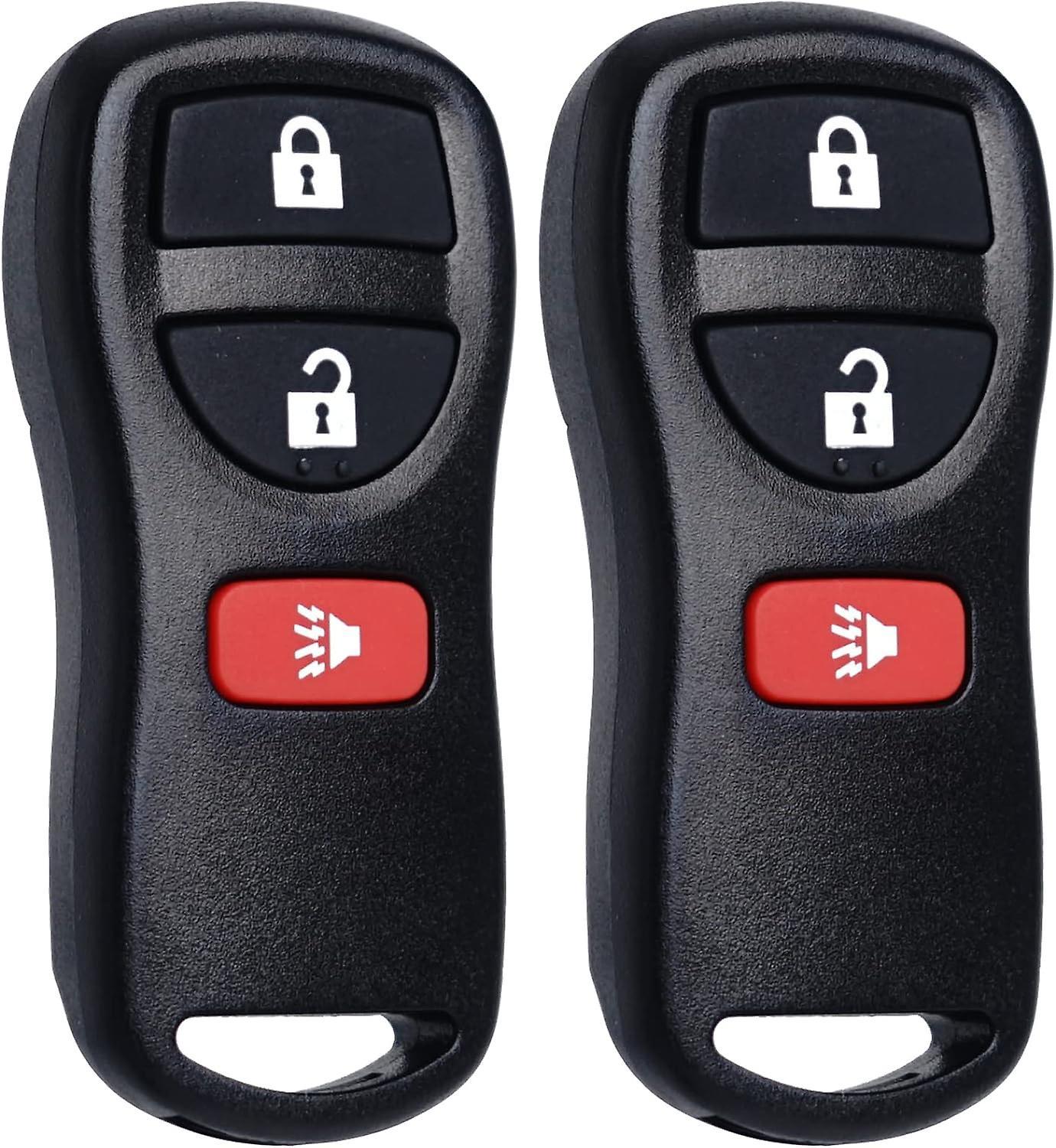 Fankie666 Keyless Entry Remote Replacement For Nissan & Infiniti Vehicles - 3 Buttons