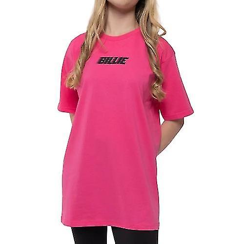 Billie Eilish Childrens/Kids Blohsh Racer Logo T-Shirt Pink 7-8 Years