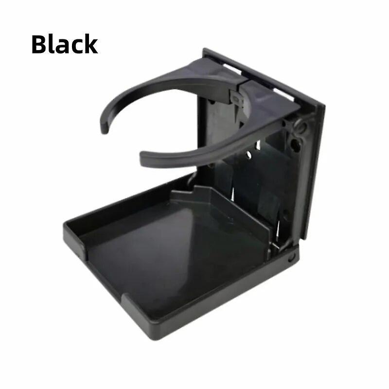 Ddyyhe Cup Drink Holder Folding Car Cup Holder Water Bottle Holder Front Cup Holder Stand For Car Boat Truck Yacht Suv Rv Van Cup Tray black