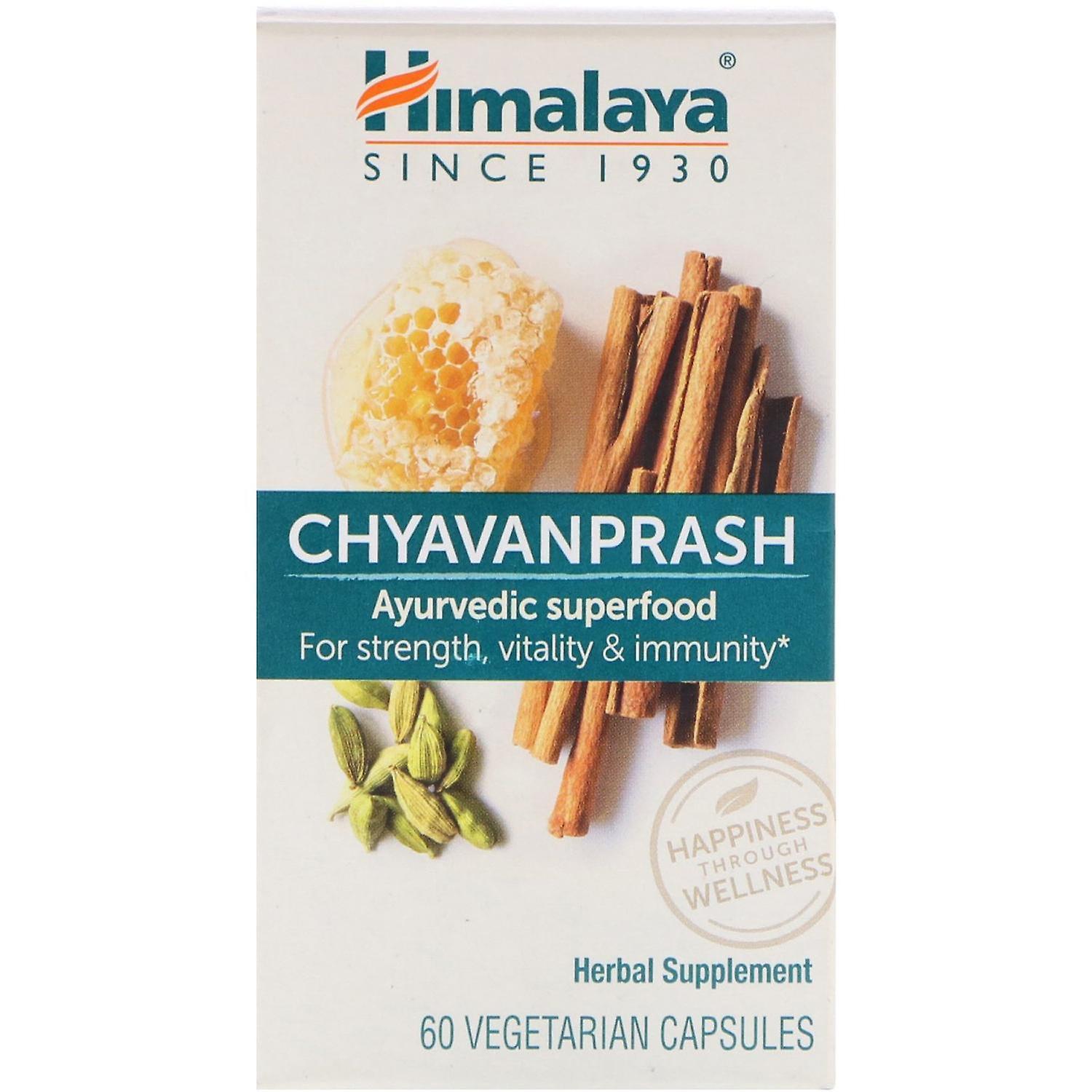 Himalaya, Chyavanprash Ayurvedic Superfood, 60 Vegetarian Capsules