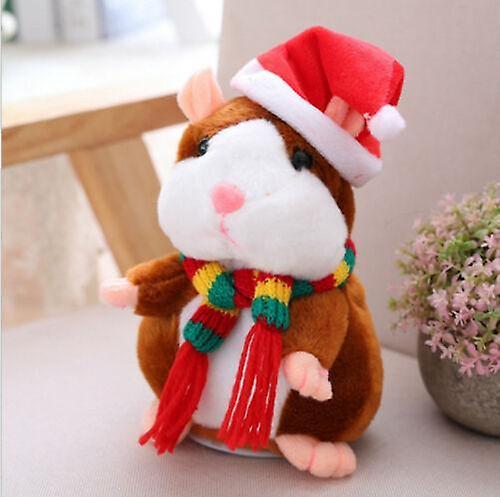 Slowmoose Electric Talking, Walking Hamster Toy 16cm Talk-496