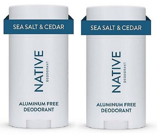 Native Sea Salt & Cedar Deodorant 2 Pack