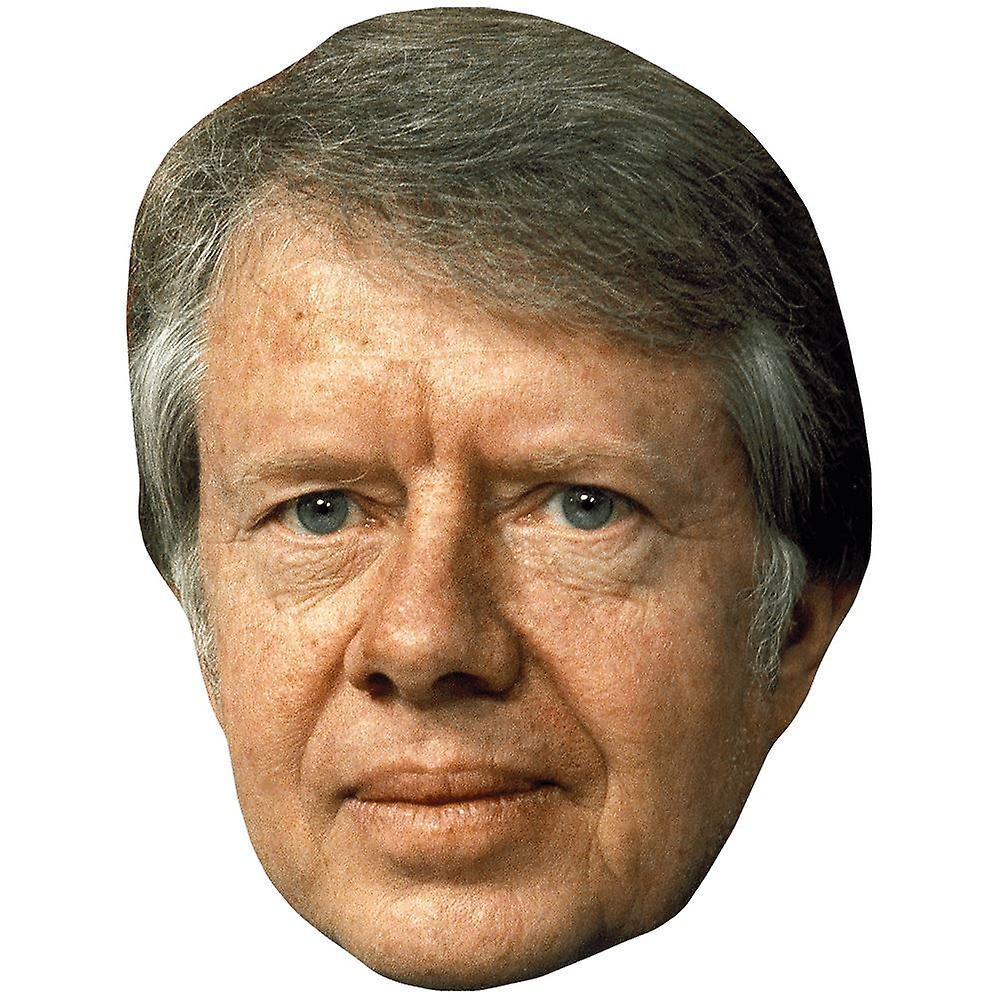 Celebrity Cutouts Jimmy Carter (1970s) Celebrity Mask, Flat Card Face