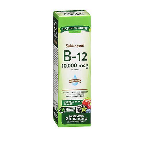 Nature's Truth Sublingual B-12 Liquid Natural Berry Flavor,10000 Mcg ,2 Oz (Pack Of 1)