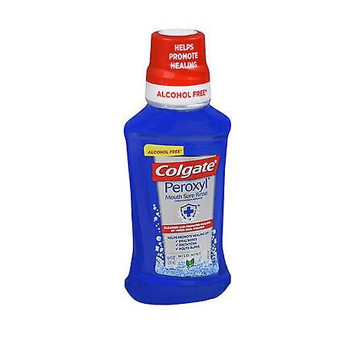 Colgate  Peroxyl Mouth Sore Rinse Alcohol-Free, Mild Mint 8.4 oz (Pack of 1)