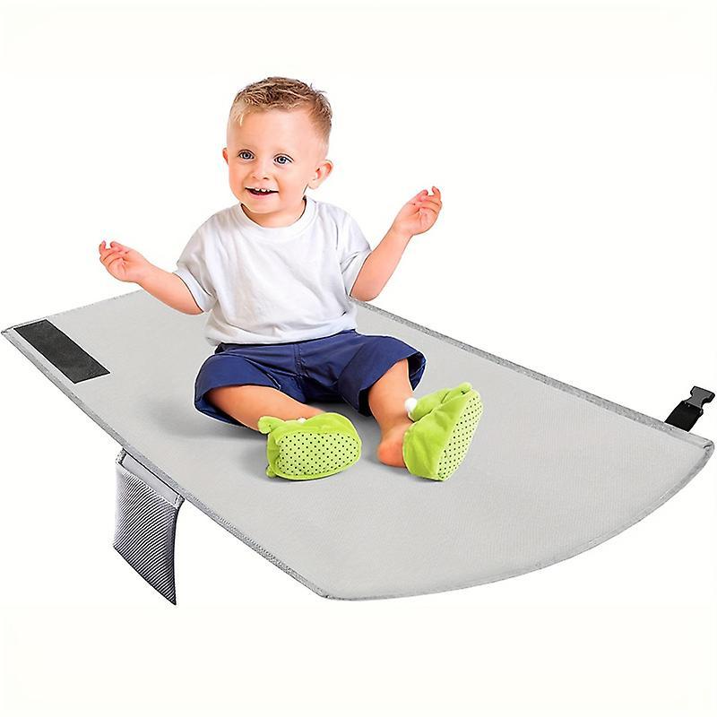 AFFINEST Portable Children's Airplane Pedals Children's Airplane Hammock Travel Airplane Seat Gray